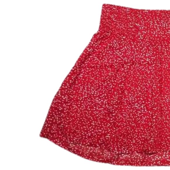 GAP Red with White Spotted Flowy Skirt - Picture 3 of 10